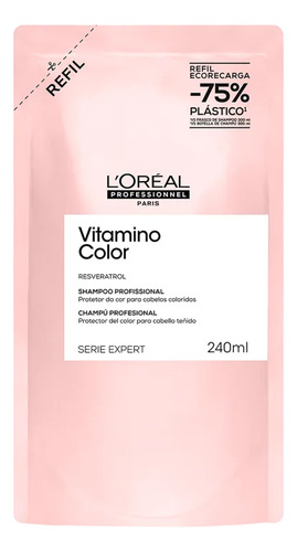Refil - Shampoo L'oréal Professionnel Vitamino Color 240ml