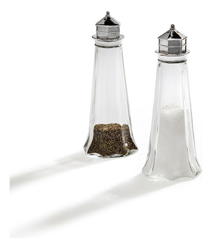 Studio Silversmiths Salt & Pepper W Fighthouse Top