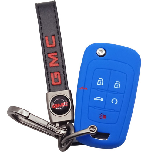 Tc Funda Silicon Gmc Terrain 5 Boton 2010 Al 2018 + Llavero