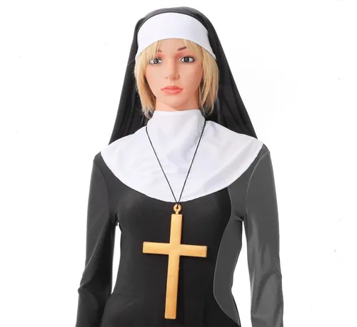 Disfraz De Monja Para Cosplay, Misionera, Hermana Monja De H