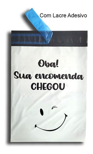 Envelope Personalizado Para Envios Oba-cheguei 19 X 25 1000u