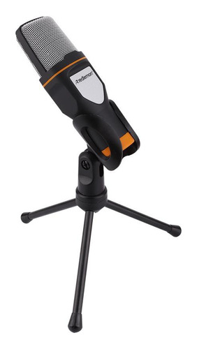 Microfono Condensador Semipro Con Tripie Aux 3.5mm Redlemon