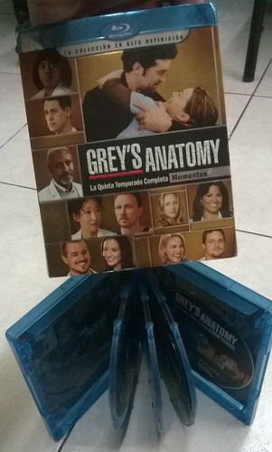 Grey's Anatomy Quinta Temporada Blu-ray 