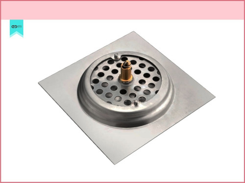 Kit 4 Ralos Click Pop Up Inteligentes 15x15 Inox Emma Decor