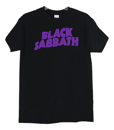 Polera Black Sabbath Logo Morado Metal Abominatron