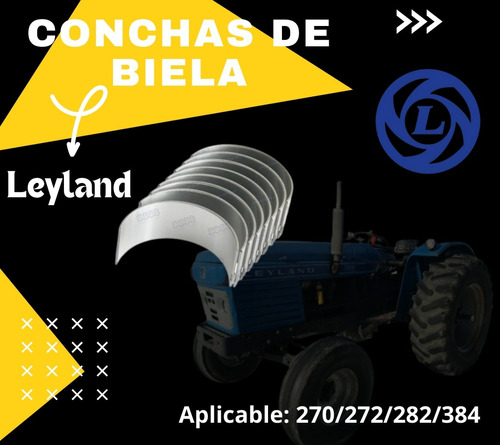 Conchas De Biela Tractor Leyland 270 272 282 384