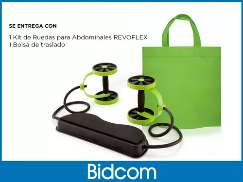 Rueda Abdominal Revoflex Multifuncional Bandas Elasticas Gym