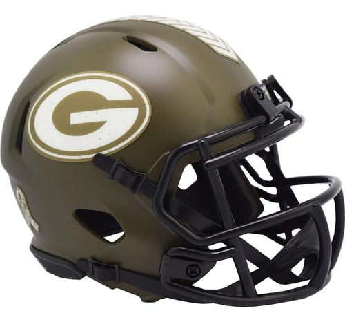 Helmet Nfl Green Bay Packers Salute To Service - Speed Mini