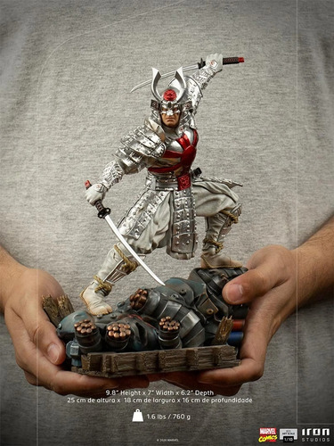 Samurai De Prata - X-men - Bds Art Scale 1/10 - Iron Studios