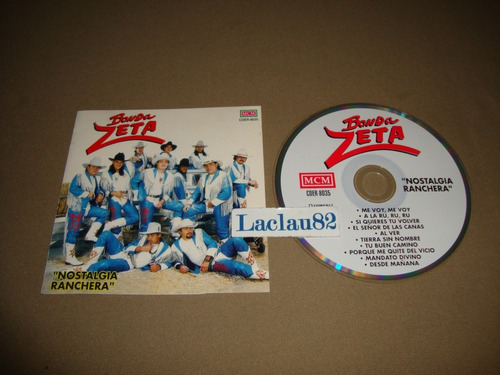 Banda Zeta Nostalgia Ranchera 1996 Mcm Cd