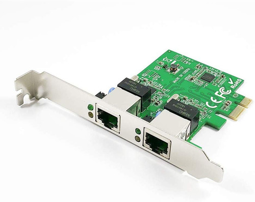 Imagen 4 de 5 de Tarjeta De Red Dual 2 Puertos Rj45 Pci Express Corporativo