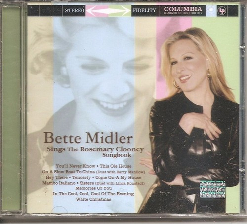 Cd Bette Midler - Sings The Rosemary Clooney Songbook (novo)