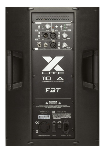 Imagen 3 de 3 de Monitor de escenario FBT X-Lite 110A portátil con bluetooth negro 100V/240V