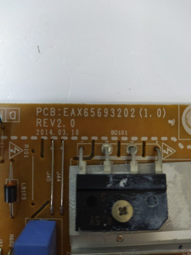Placa Fonte Lg 42lb5600 42lb6500 39lb5600 Eax65693202(1.0) (Usado)