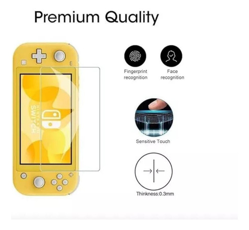 2 Micas De Cristal Templado 9h Para Nintendo Switch Lite