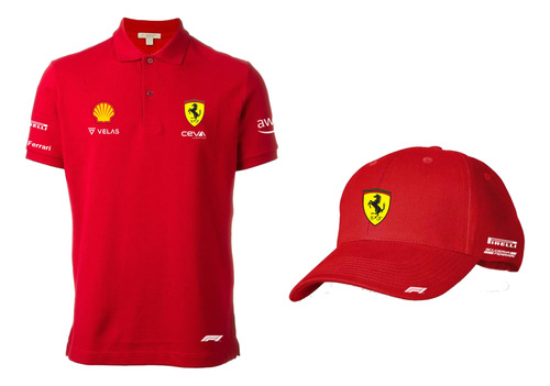 Ferrari F1 Combo Polo Gorra St