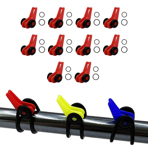 10 Uds Anzuelos De Pesca Keeper Señuelo Keeper Rojo
