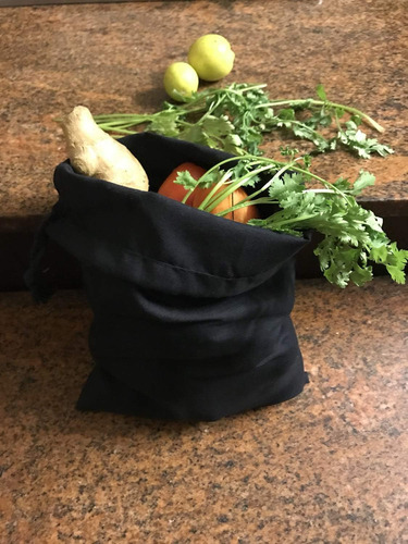 Bolsas Reutilizables De Muselina De Algodón Ecológicas Con U