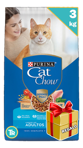 Ración Gato - Cat Chow Adultos + Obsequio Y Envío Gratis