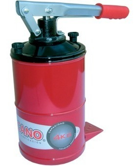 Engrasador De Pie Grasera Manual Vulcano Gp163 4 Kg C/mangue