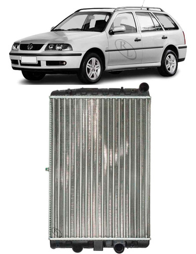 Radiador Volkswagen Gol Parati 1.0 G2 G3 G4 Mi Power At