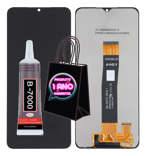 Tela Display Frontal Oled Para Galaxy A04s + Nacional + Cola