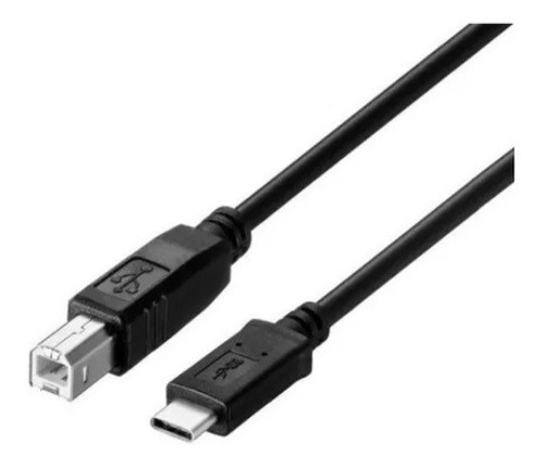 Cable Tipo C A Usb 2.0 Tipo B Impresora 2 Metros Premium 