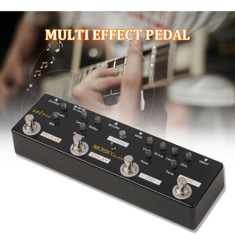 Mosky Audio Sol918 Pedal Multiefecto 5 En 1 Efecto Combinado