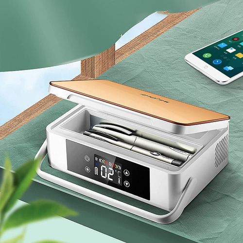 Caja Refrigerada Con Enfriador De Insulina, Cargador