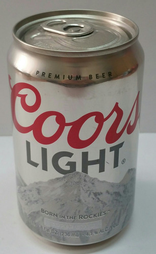 Lata Latita De Cerveza Coors Light De 236 Ml