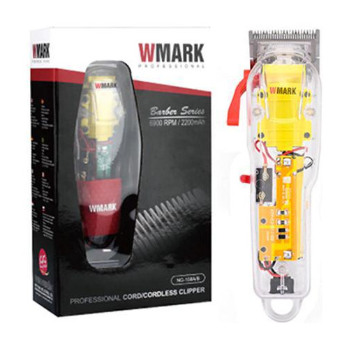 Kit 3 Maquina De Cabelo Wmark Ng108 Ng202 Ng987 Transparente