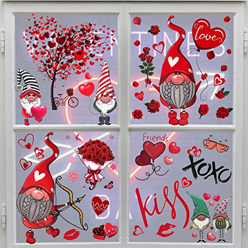 9 Decoraciones De Ventana Día De San Valentín, Sumini...