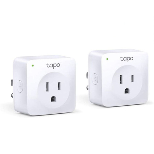 Tp-link, Enchufe Inteligente Wifi Google Alexa Tapo P100 2pk Color Blanco