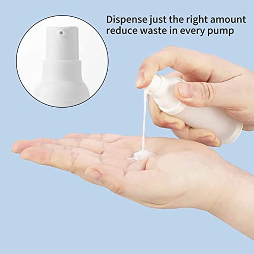 V Ipawty 15 Pcs 50ml Botella Con Bomba For Crema Cosmética