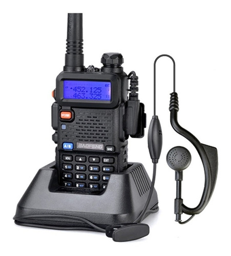 Rádio Comunicador Walk Talk Talkabout Dual Band + Fone Uv5r