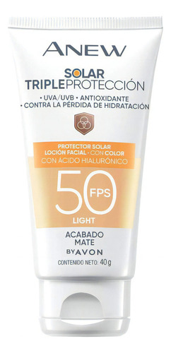 Avon Anew Solar Triple Protección Fps50 Protector Con Color