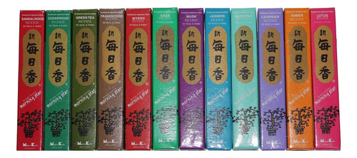 Nippon Kodo Incienso 12 Fragancias Surtidas(total 12 X 50