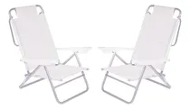 Comprar Juego Sillas Reposera Aluminio Mor Summer Reforzadas 
