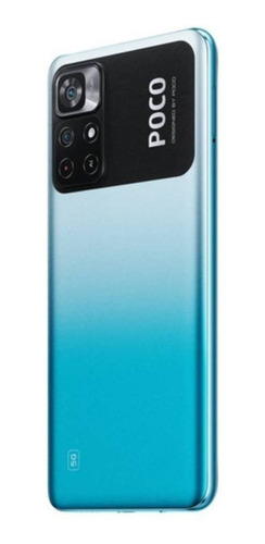 Imagen 4 de 5 de Xiaomi Pocophone M4 Pro 5G Dual SIM 128 GB cool blue 6 GB RAM