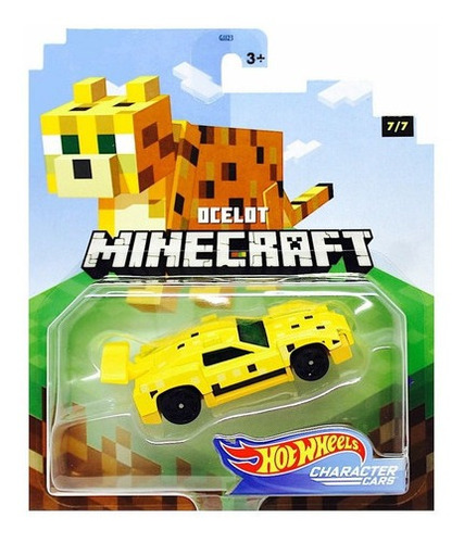 Carrinho Hot Wheels Minecraft Ocelot Gjj37 - Mattel