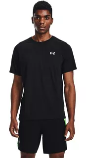 Playera Under Armour Fitted Streaker Negro Para Hombre