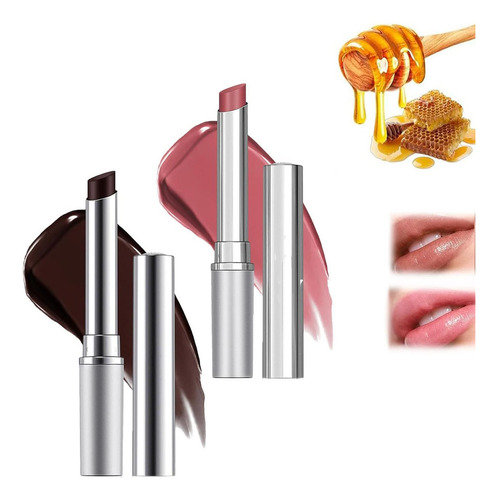 Oxyglow - Black Honey Lipstick, Honey Lipstick Tinted Lip Balm, Nourishing And Hydrating Lip Gloss For Women, Sheer Lightweight Color For All Skin Tones