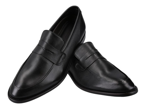 Zapatos Elegantes Para Hombre Color Negro Piel Comodos