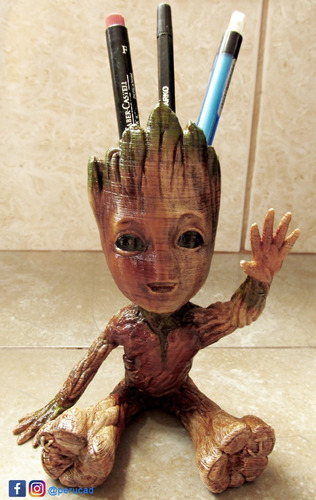 Baby Groot - Elaborado Por Impresión 3d, 15.5cm