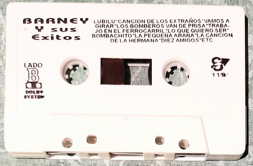 Barney Y Sus Grandes Exitos Cassette Generico (Usado)