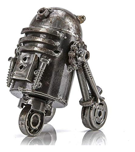 Escultura De Metal Reciclado Inspirada En Kalifano R2d2 Hech