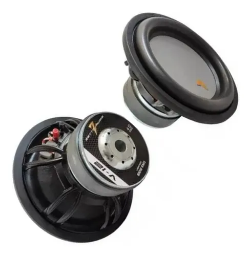 Zetta Áudio Subwoofer V-12 900wrms Cinza 4 Ohms | Frete grátis