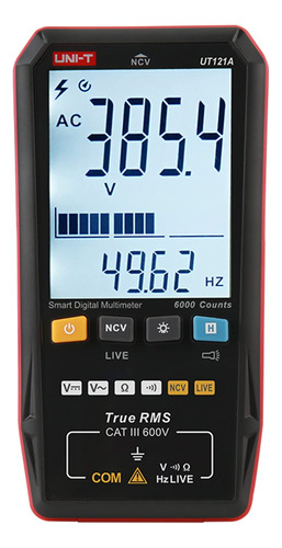 Multimetro Digital Inteligente Probador Voltaje Ac Dc Rms