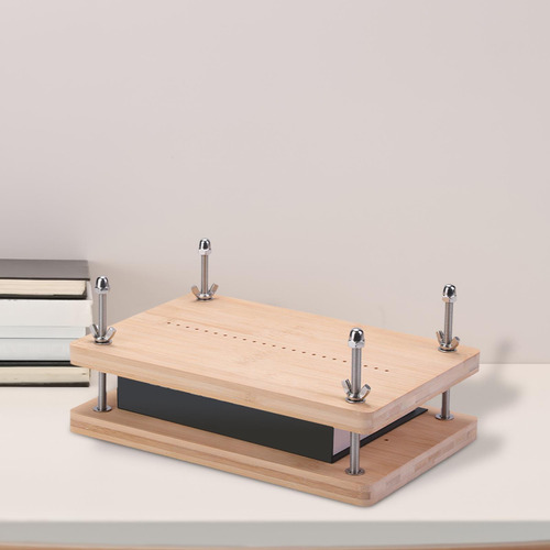Prensa De Libros De Madera, Máquina De Madera De Bambú