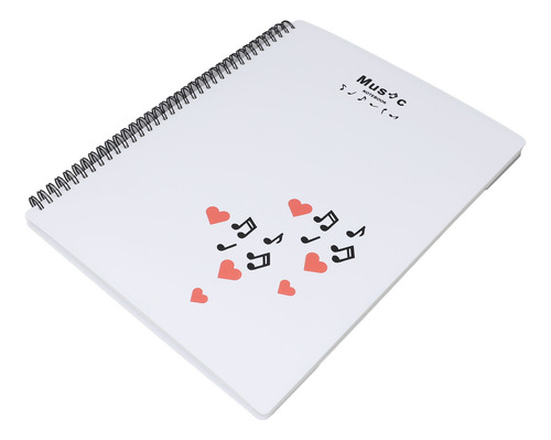 Carpeta De Partituras, 20 Fundas, 40 Páginas, Hoja Para Orqu